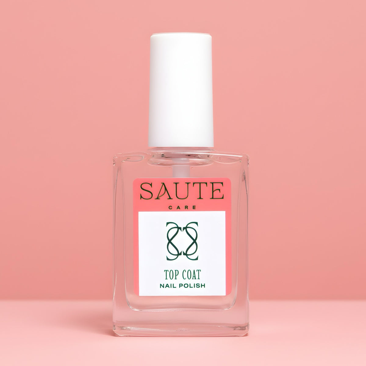 Top Coat Saute Care 15 ml – Proteção e Brilho para Manicure Tradicional