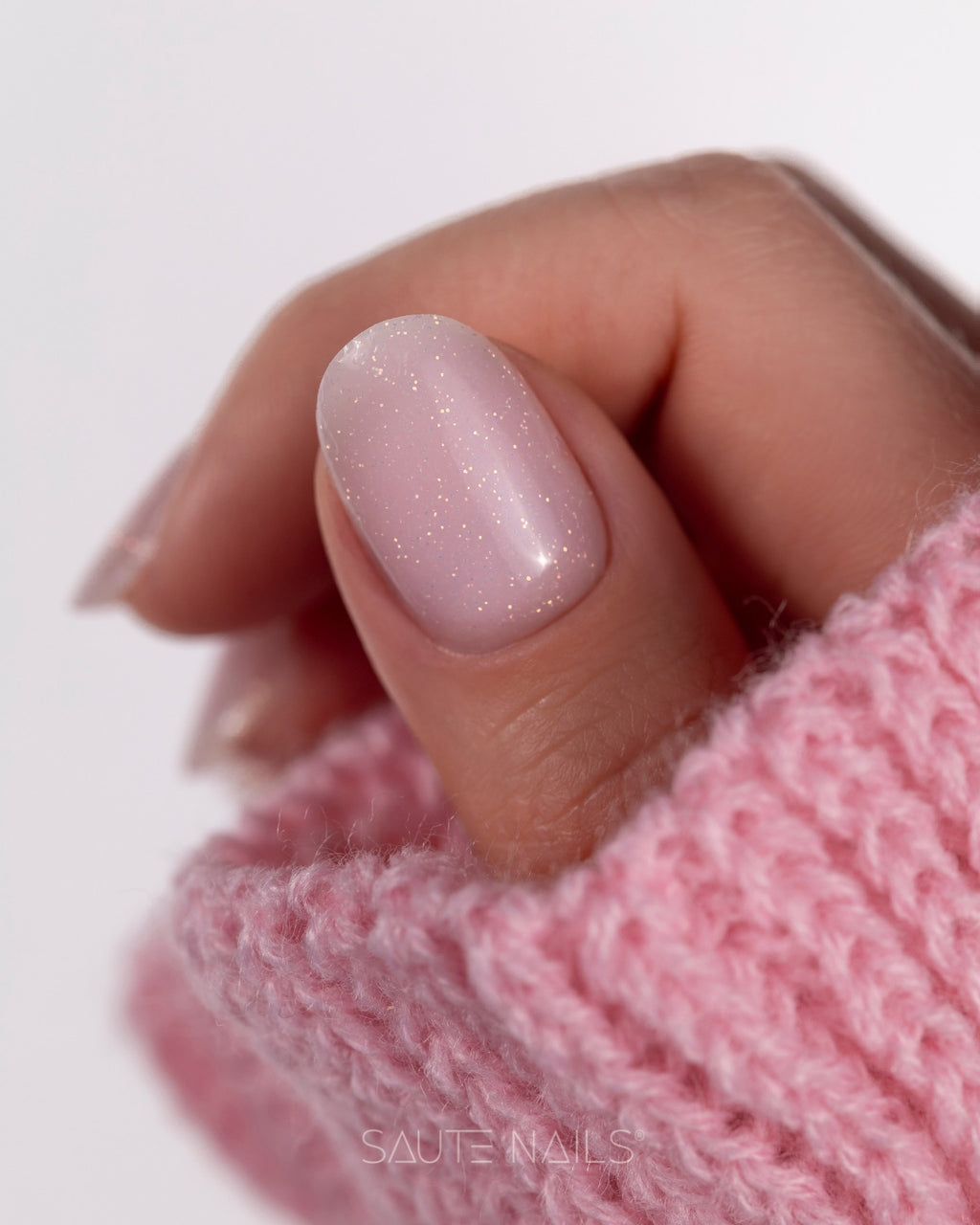 BiB Level UP Builder in Bottle – Gel Construtor Rose Mist (Rosa Leitoso com Brilhos) 8ml