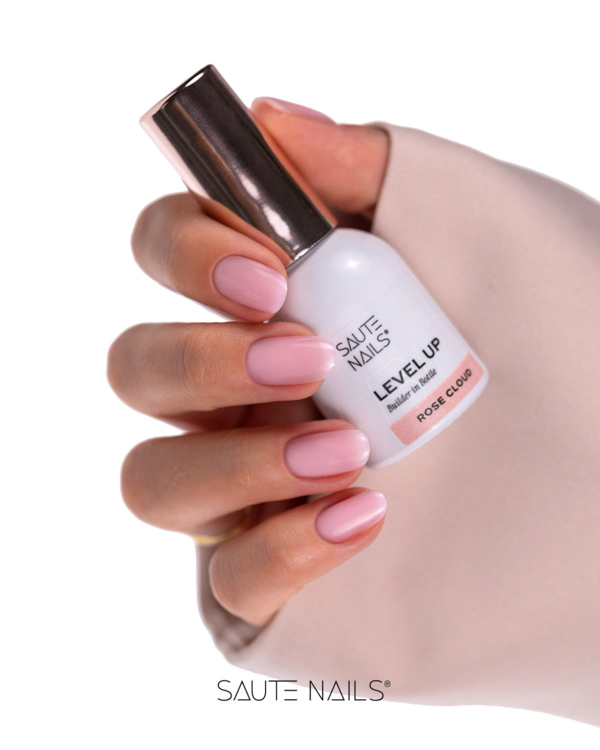 BiB Level UP Builder in Bottle – Gel Construtor Rose Cloud (Rosa Leitoso) 8ml