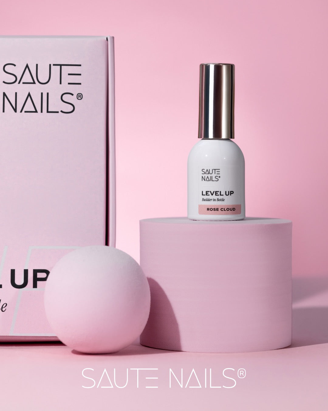 BiB Level UP Builder in Bottle – Gel Construtor Rose Cloud (Rosa Leitoso) 8ml